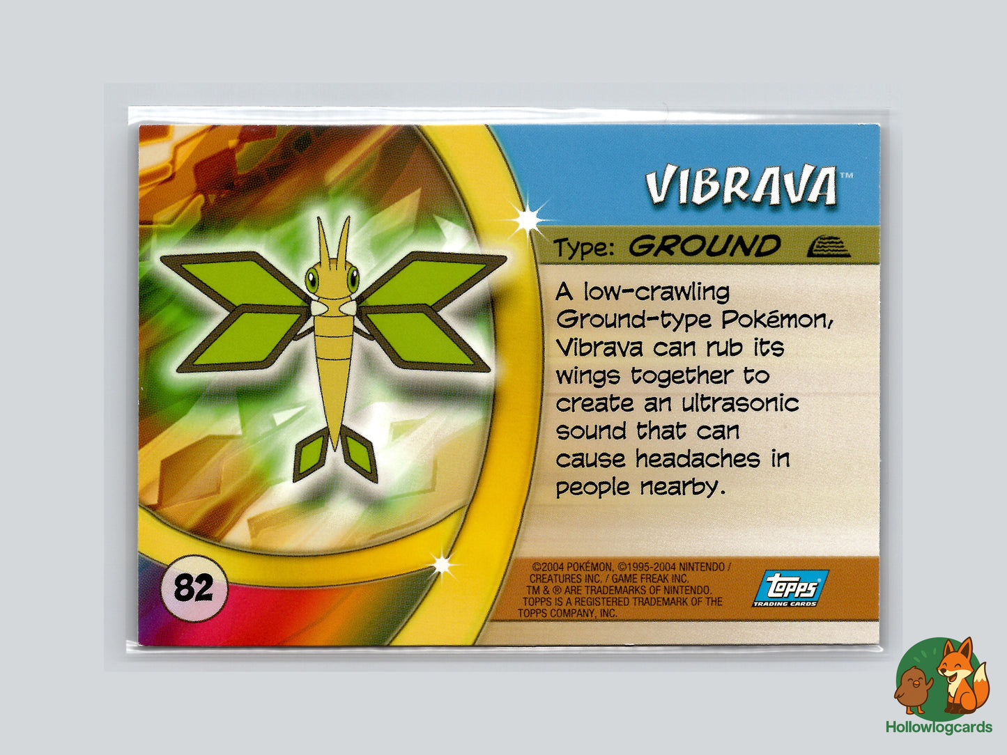 Vibrava - #82 - Topps Pokémon Advanced