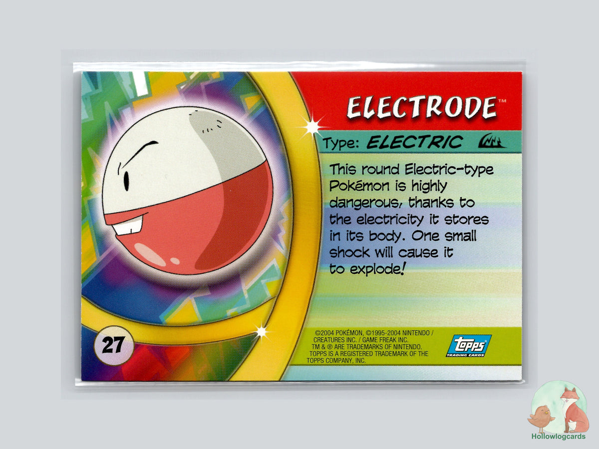 Electrode (#27) - Topps Advanced Trading Cards
