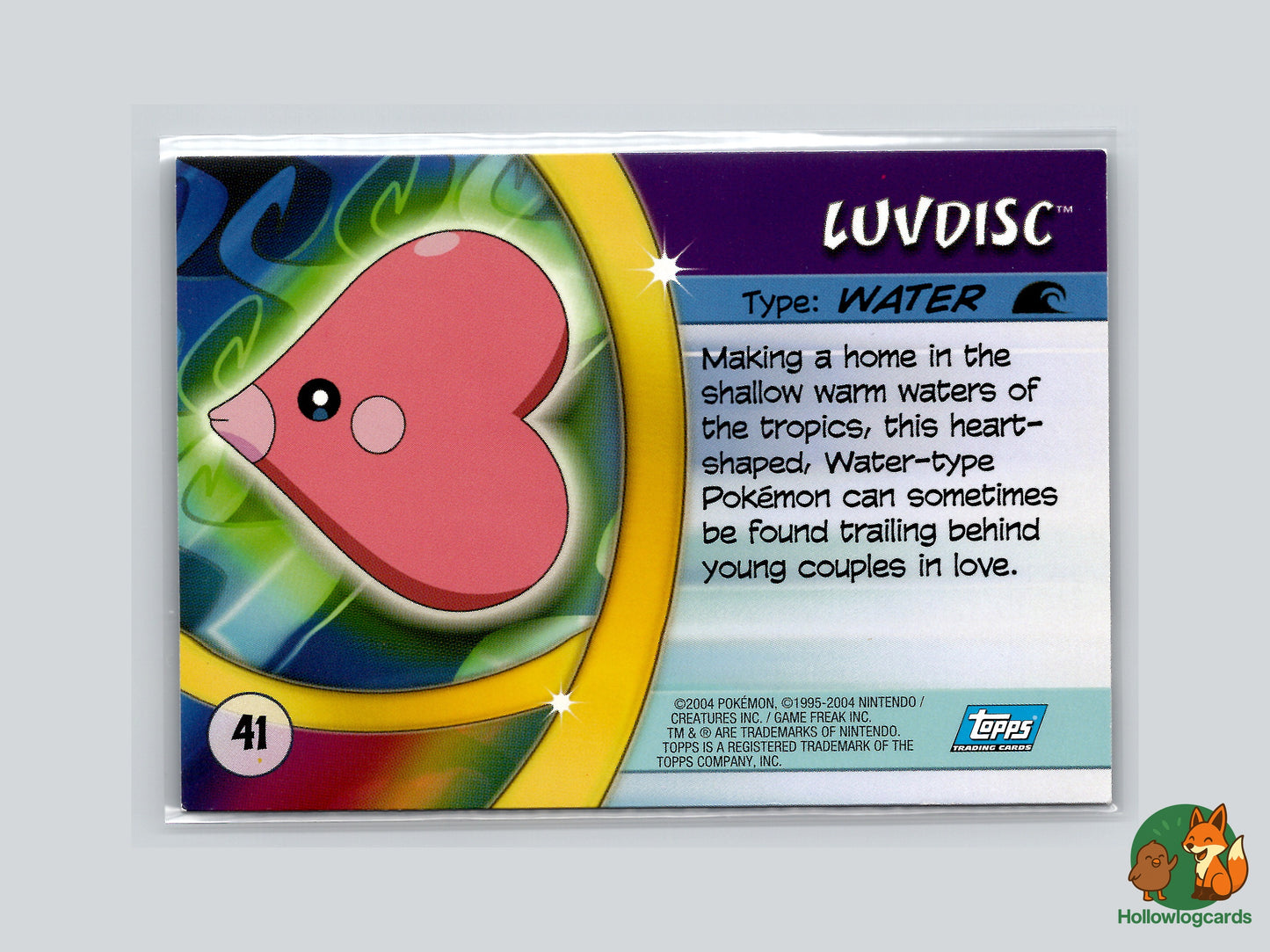 Luvdisc - #41 - Topps Pokémon Advanced