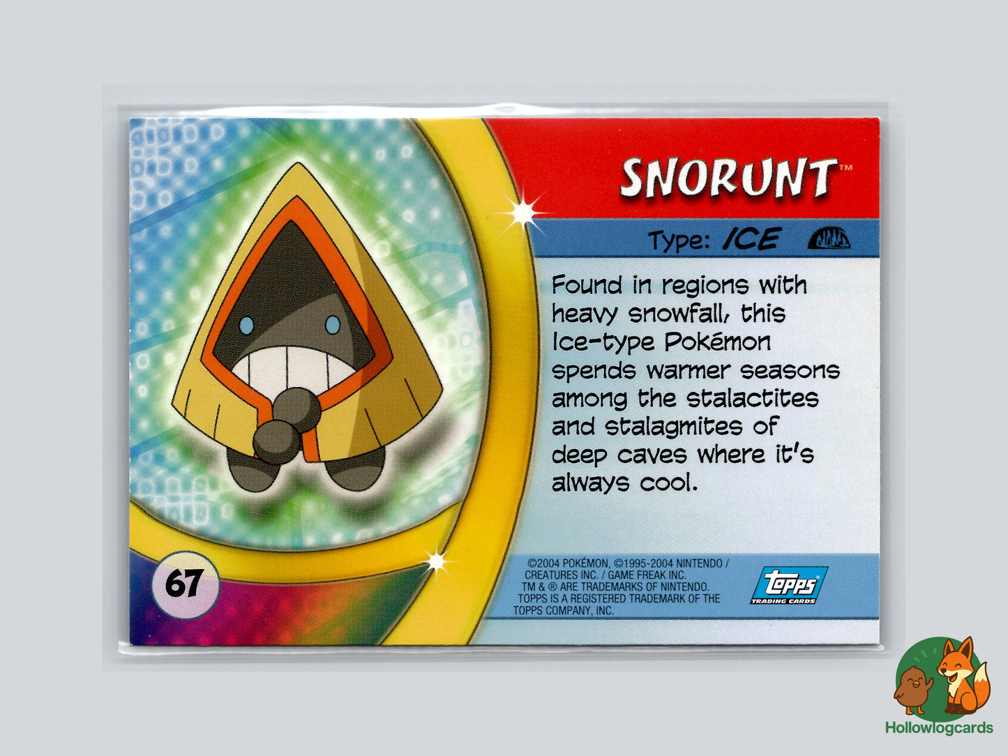 Snorunt - #67 - Topps Pokémon Advanced
