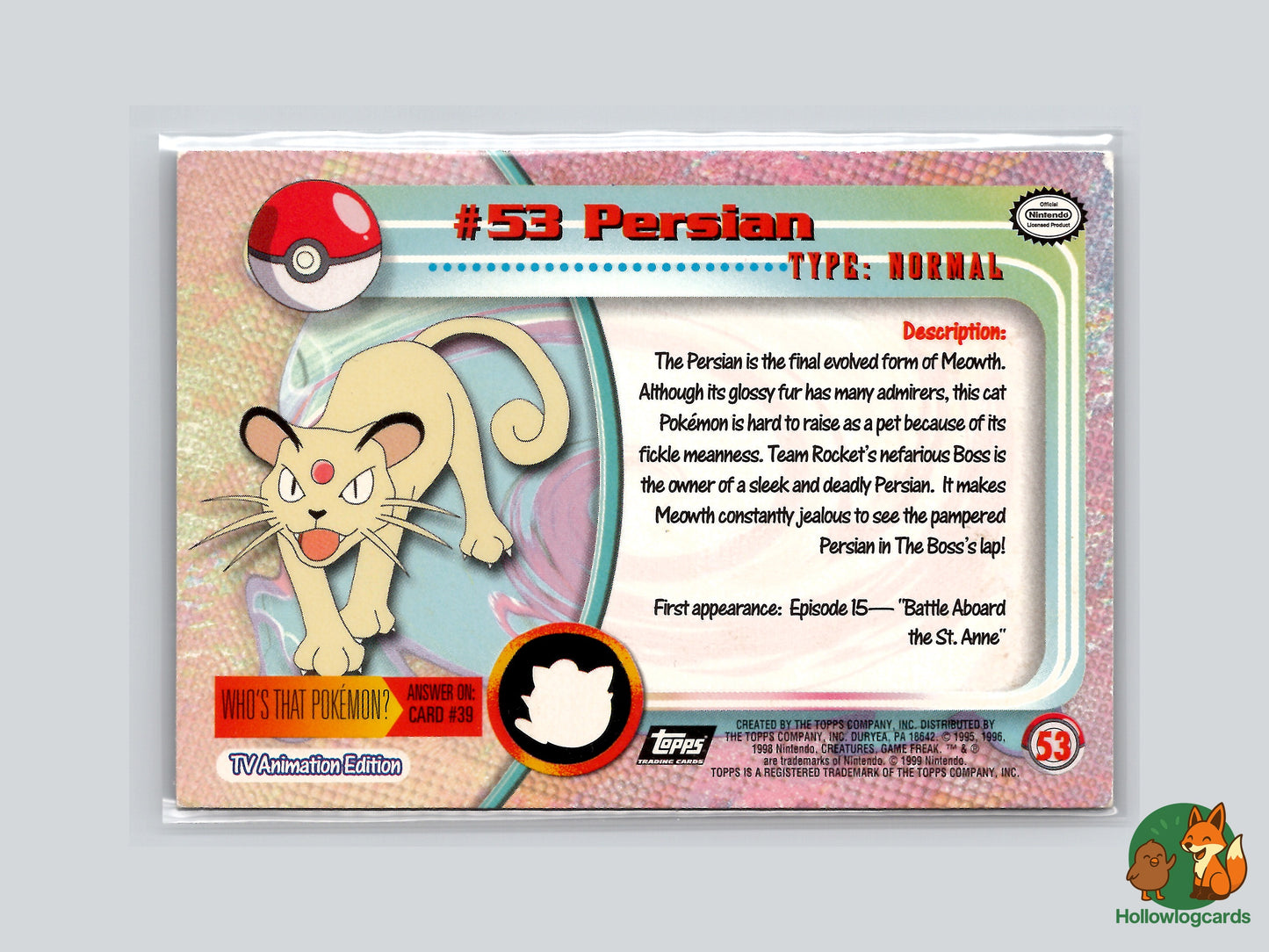 Persian - #53 - Topps Chrome