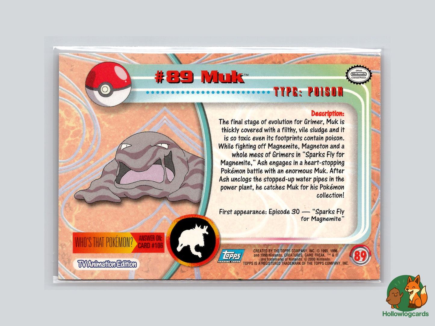 Muk - #89 - Topps