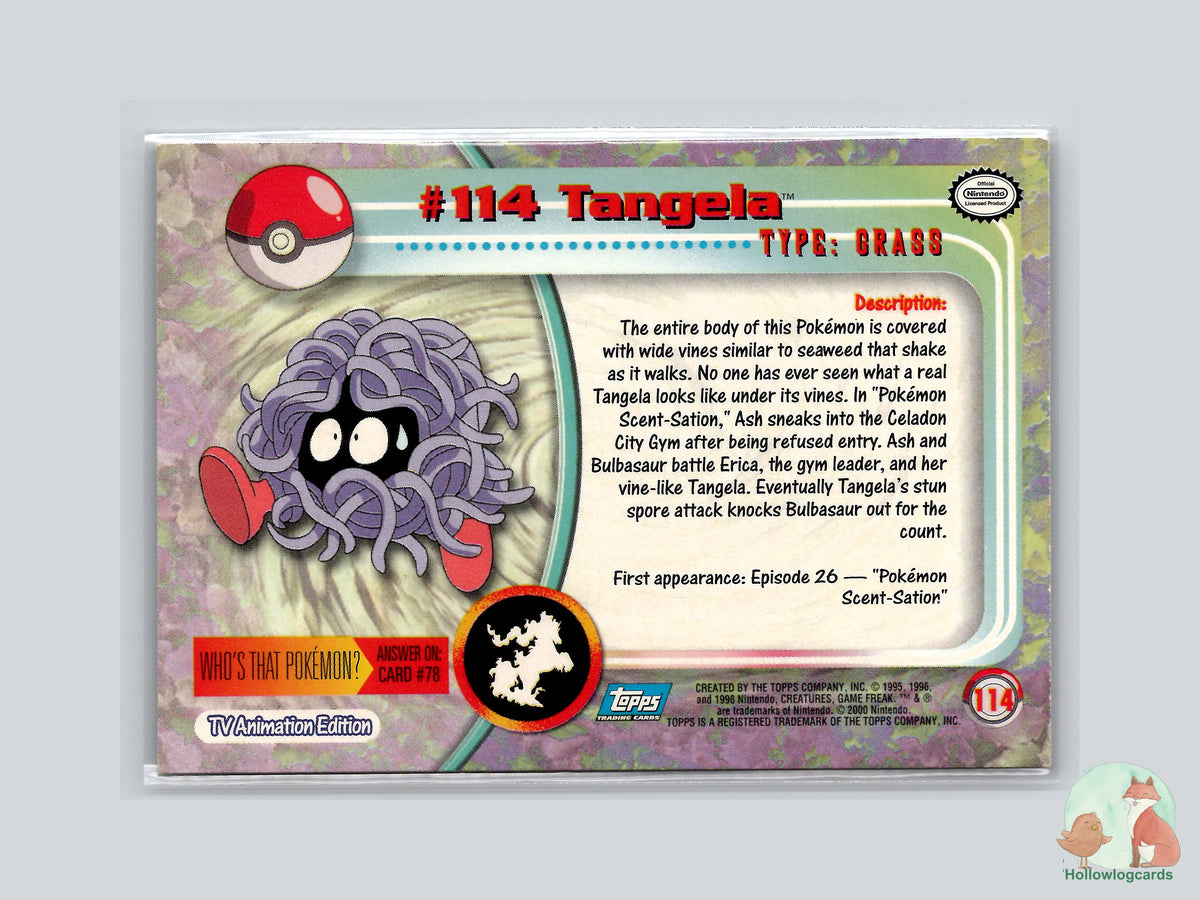 Tangela (#114) - Topps Trading Cards Series 2