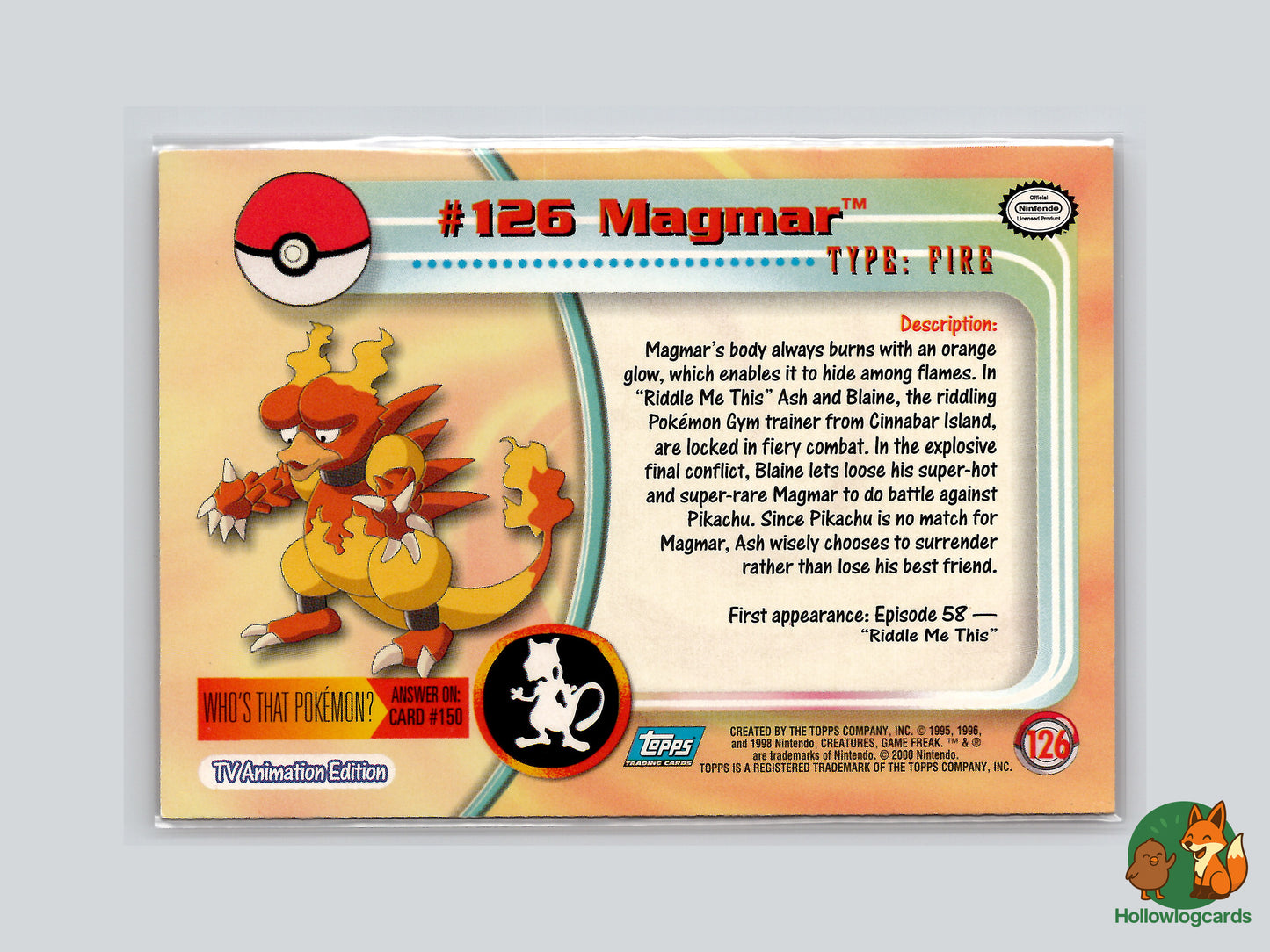 Magmar - 126 - Topps
