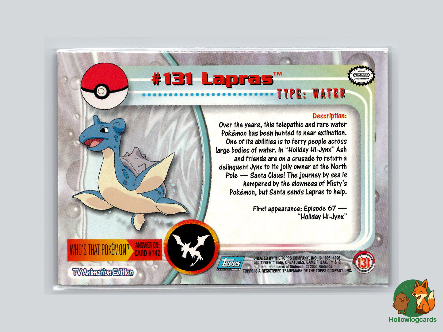 Lapras - 131 - Topps