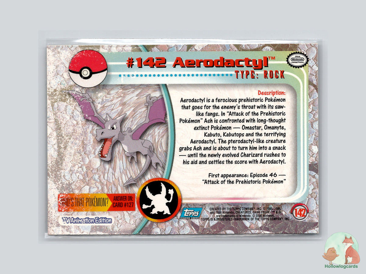 Aerodactyl (#142) - Topps Trading Cards Series 3 - HP