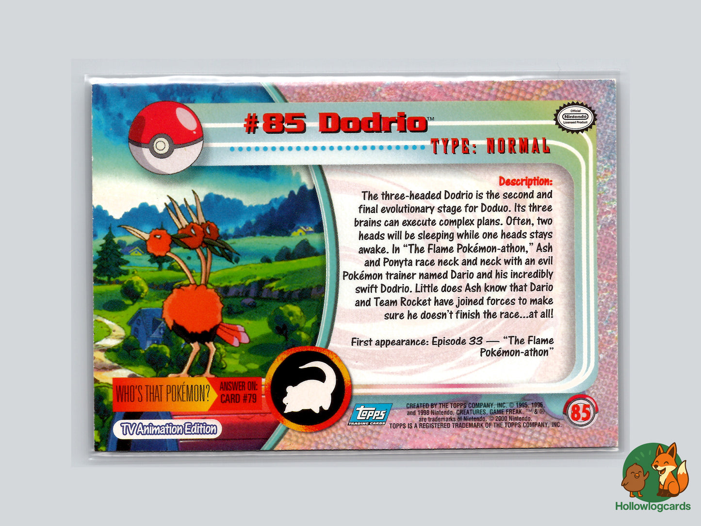 Dodrio - 85 - Topps Chrome