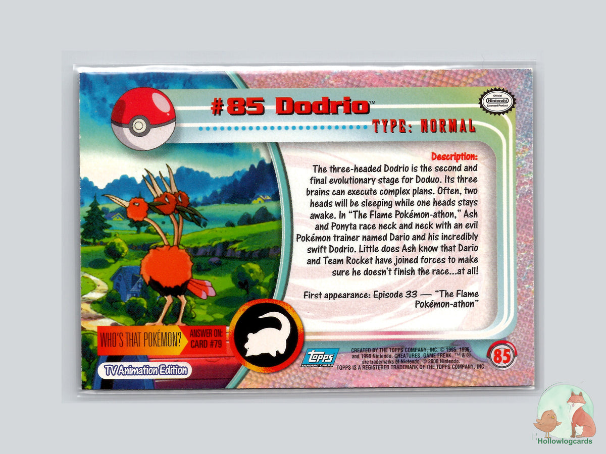 Dodrio (#85) Chrome Foil - Topps Chrome Trading Cards Series 2