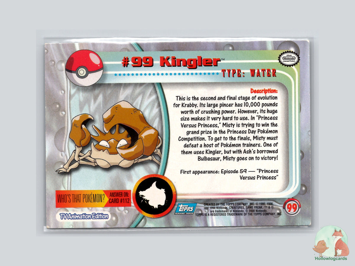 Kingler (#99) Chrome Foil - Topps Chrome Trading Cards Series 2