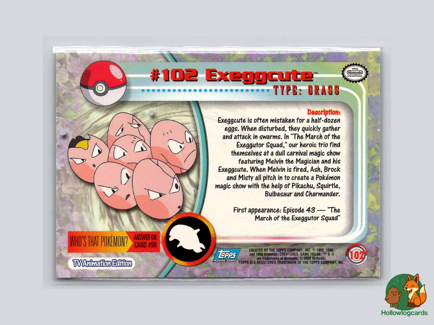 Exeggcute - 102 - Topps Chrome