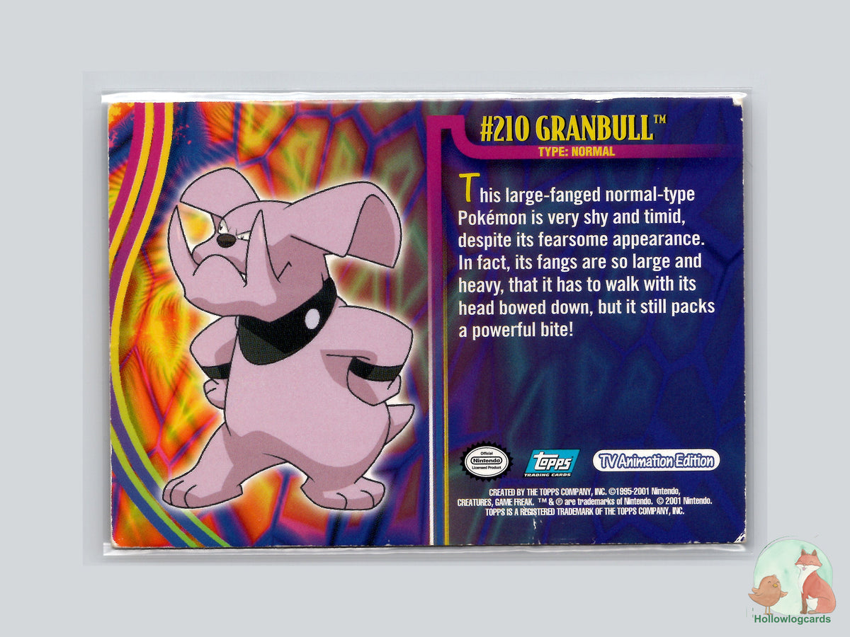 Granbull (#210) - Topps Johto League Champions Trading Cards - HP