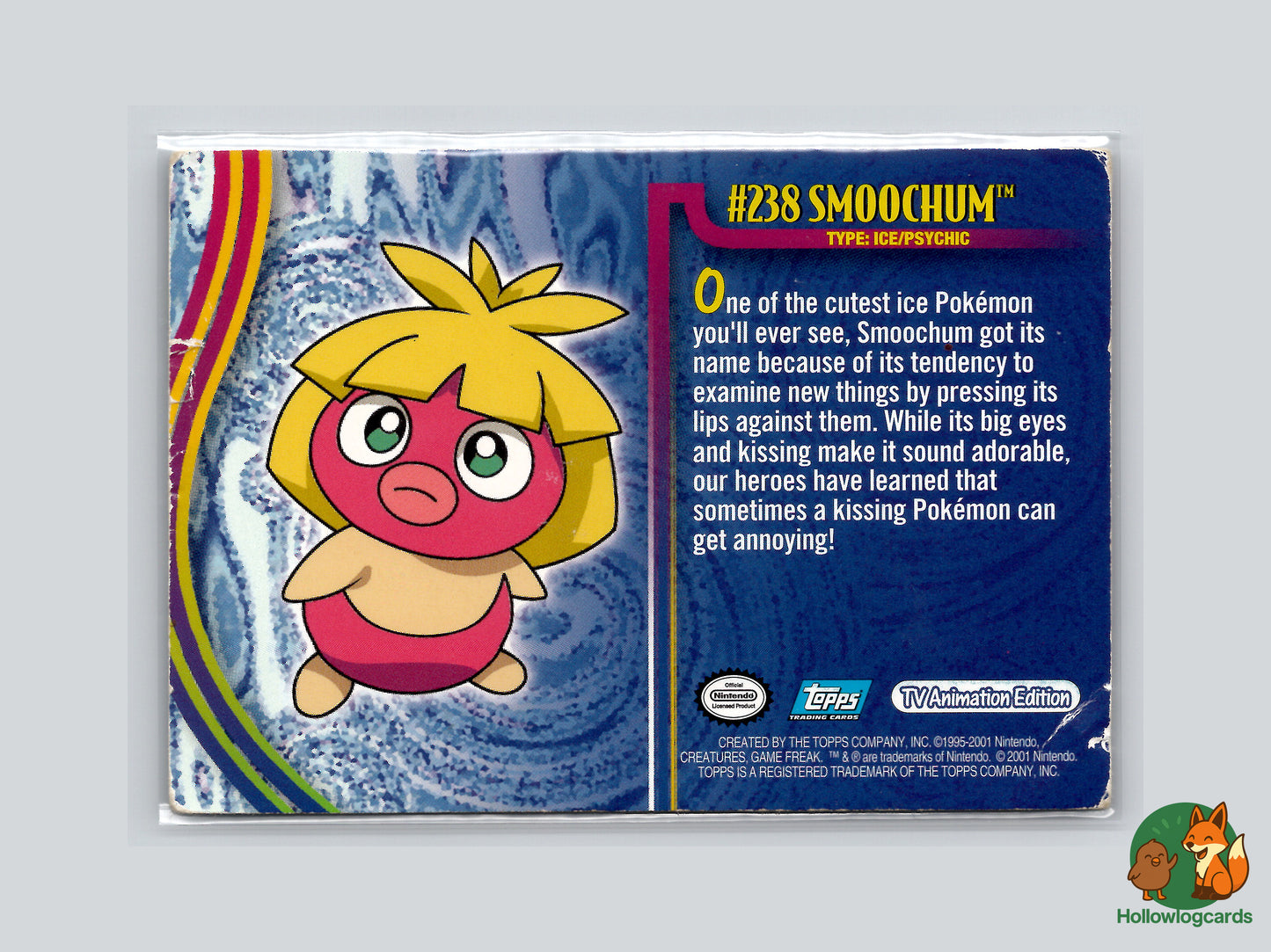 Smoochum - #238 - HP -Topps Johto