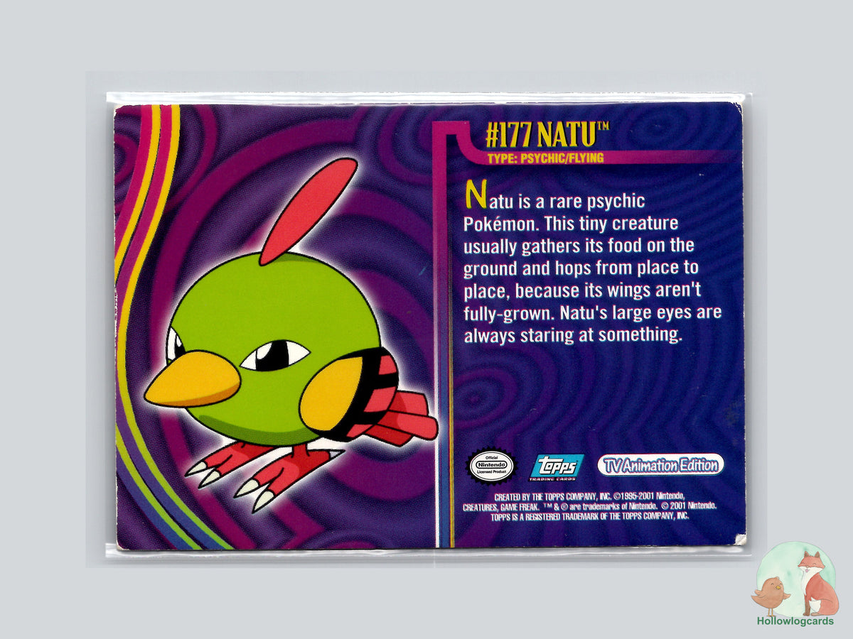 Natu (#177) - Topps Johto League Champions Trading Cards