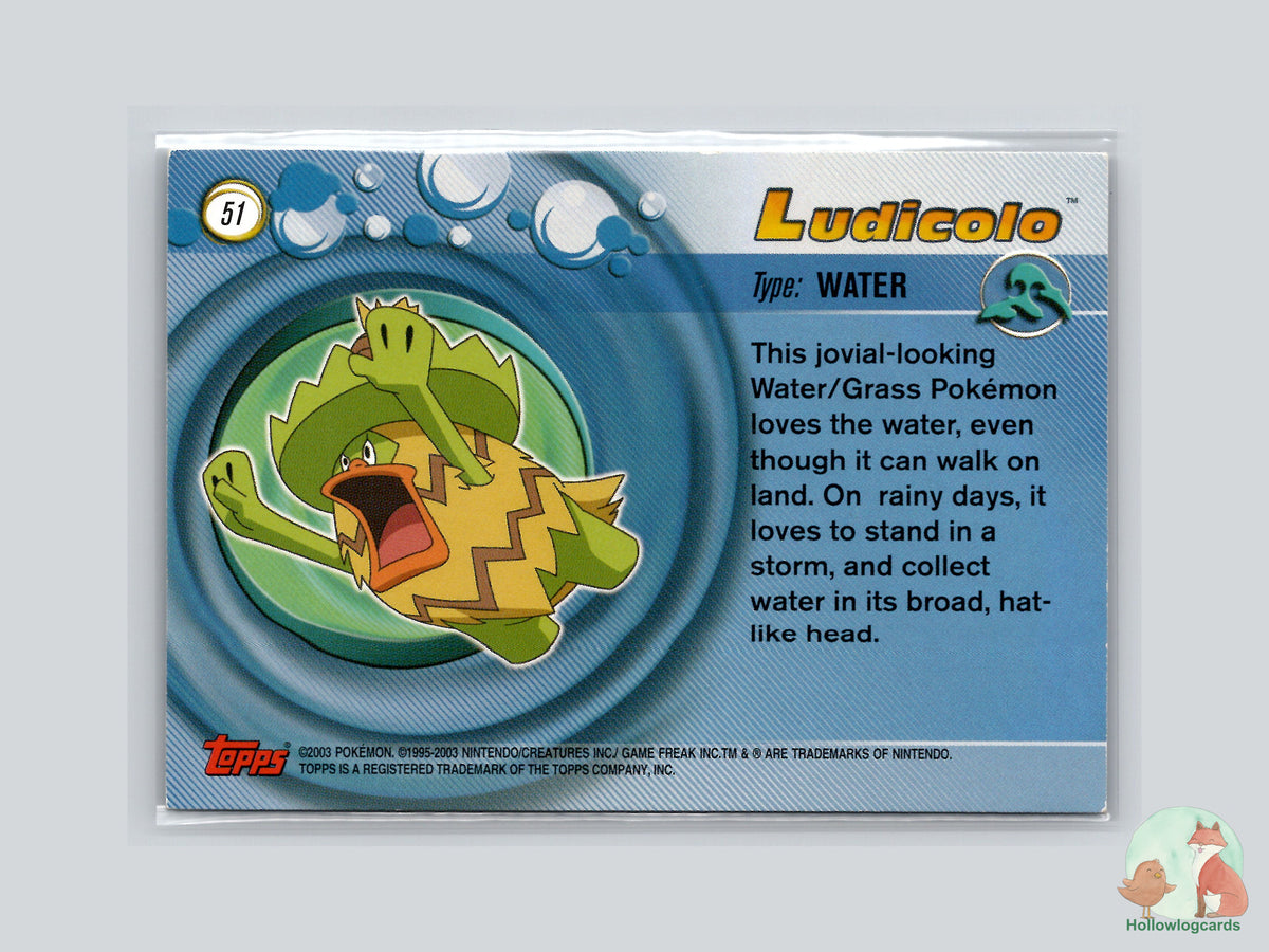 Ludicolo (#51) - Topps Advanced Trading Cards