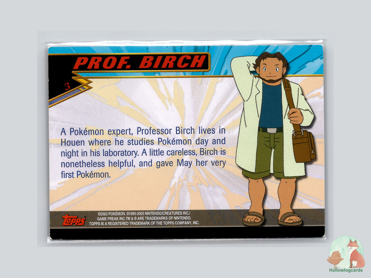 Prof. Birch - Topps Advanced Trading Cards