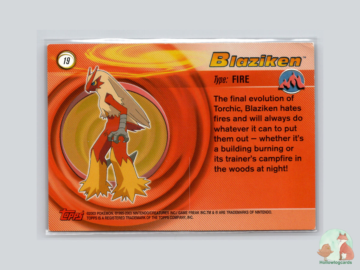 Blaziken - Topps Advanced Trading Cards