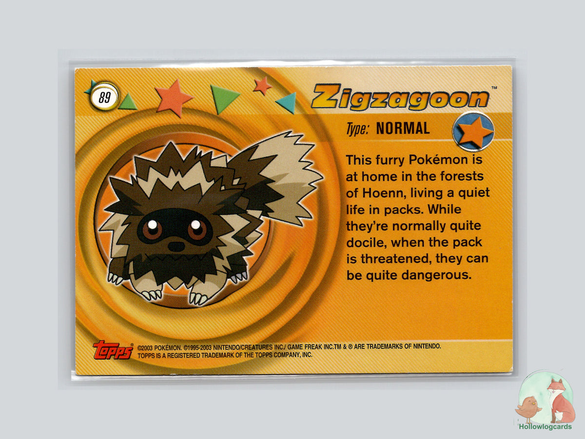 Zigzagoon - Topps Advanced Trading Cards