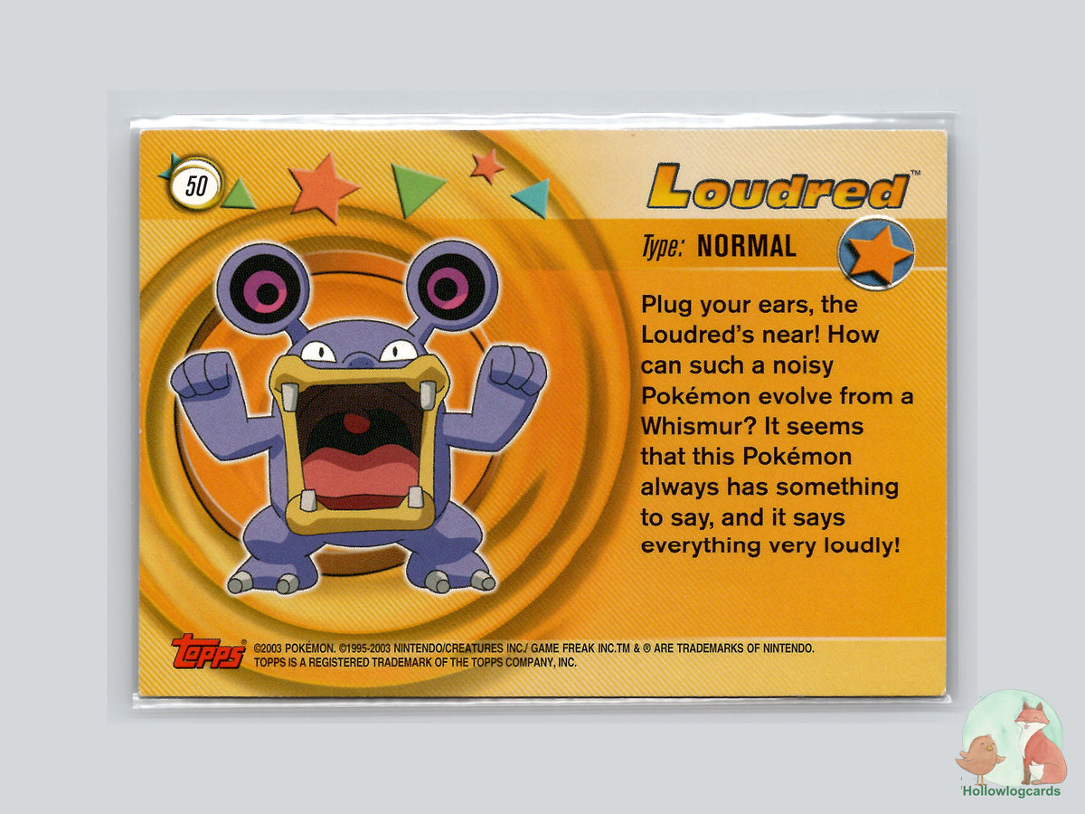 Loudred (#50) - Topps Advanced Trading Cards