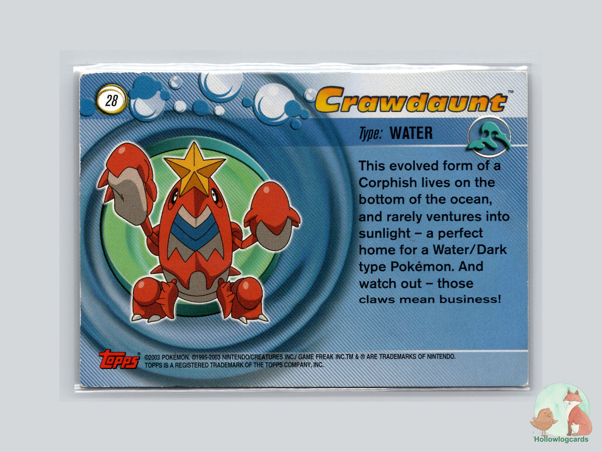 Crawdaunt - Topps Advanced Trading Cards