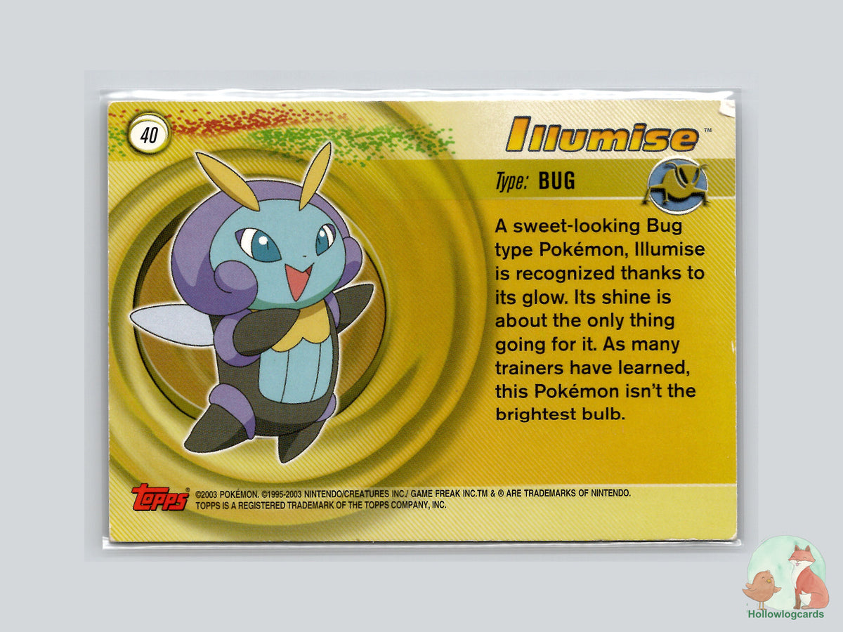 Illumise Chrome Foil - Topps Advanced Trading Cards