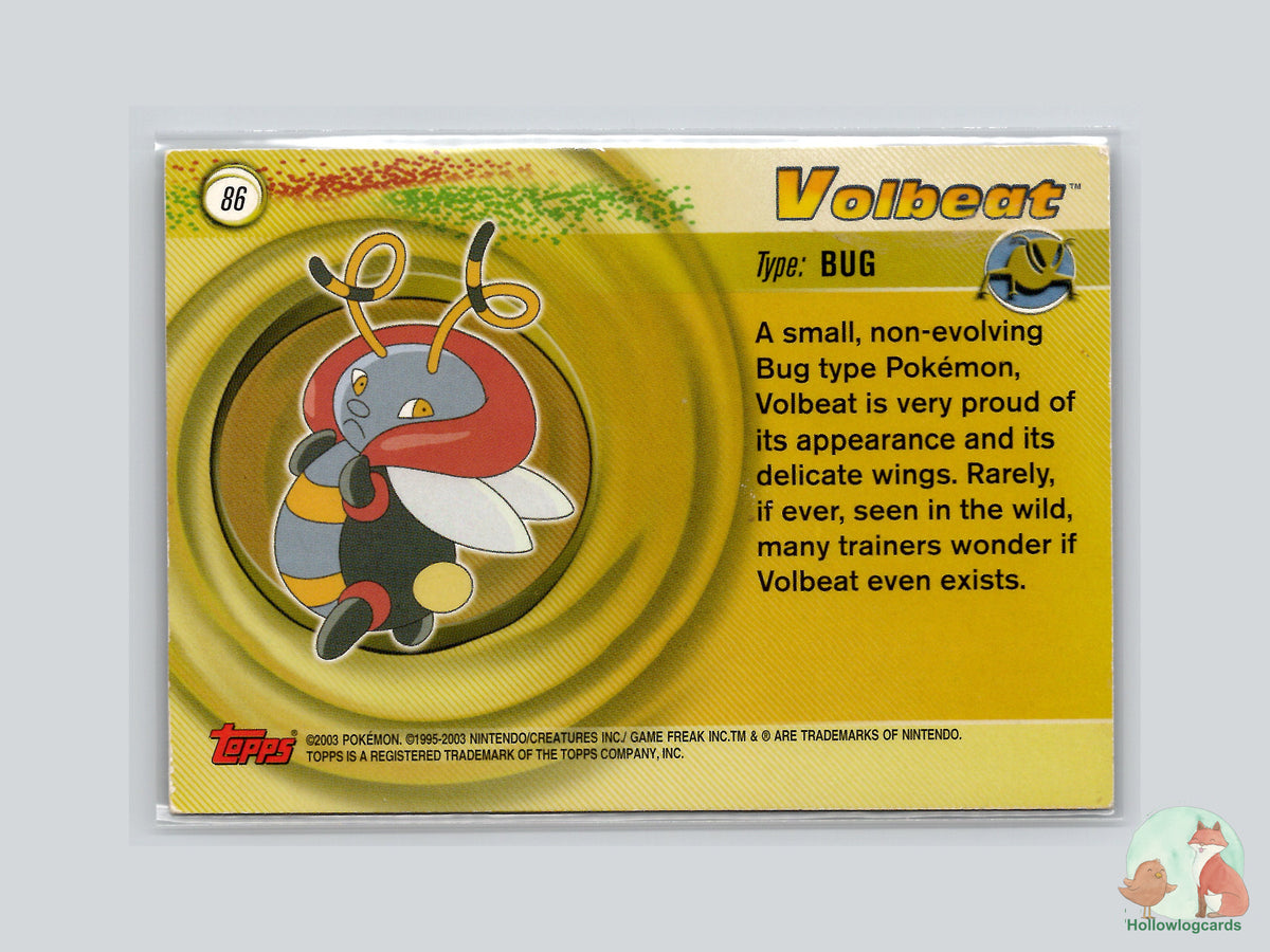 Volbeat (#86) Chrome Foil - Topps Advanced Trading Cards
