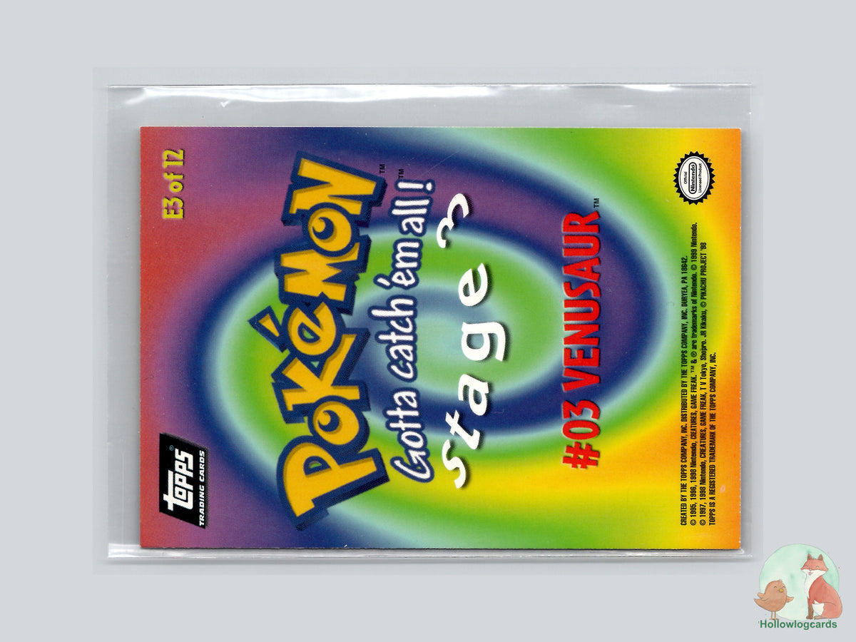 Venusaur (#3) - Topps The First Movie Trading Cards
