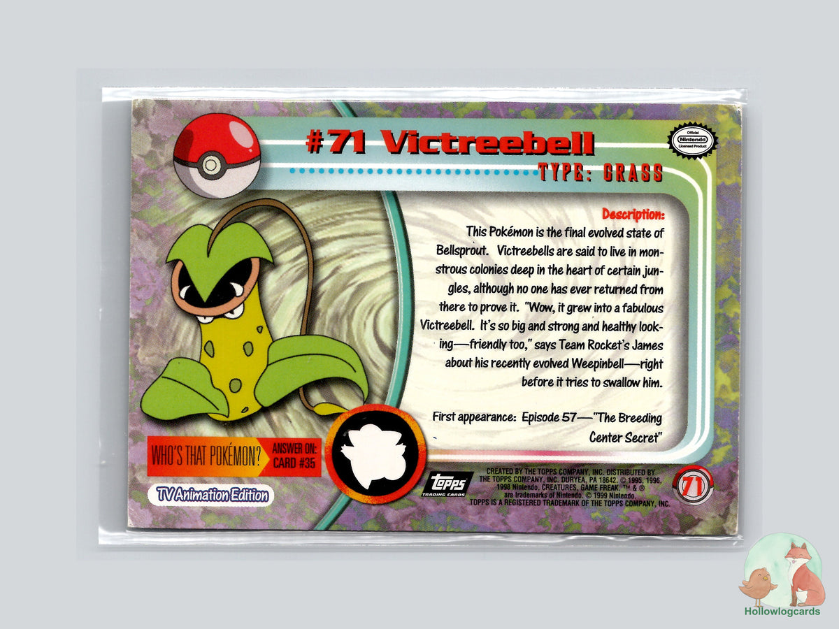 Victreebel (#71) - Topps Trading Cards Series 1