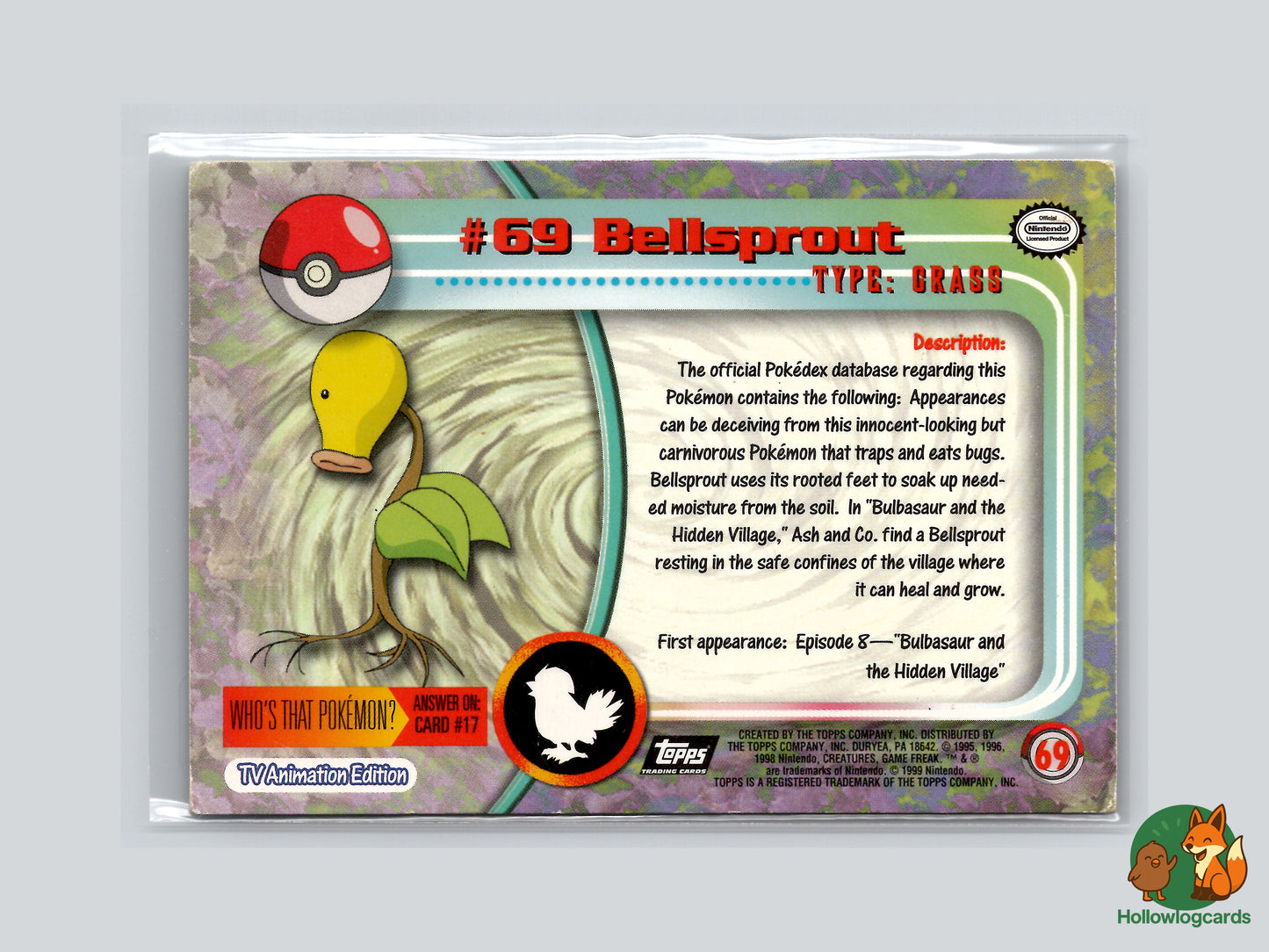 Bellsprout (#69) - Topps Trading Cards Series 1
