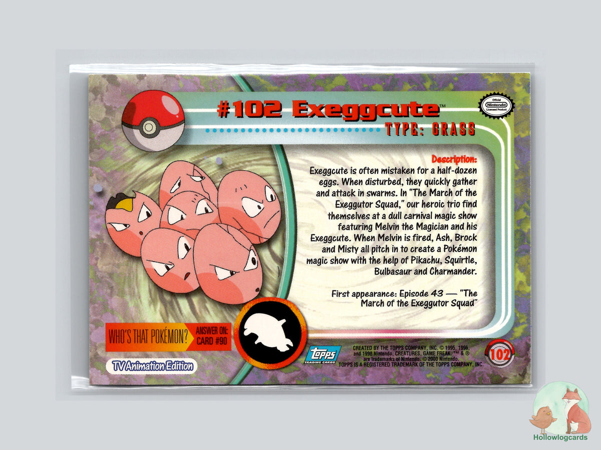 Exeggcute (#102) - Topps Trading Cards Series 2