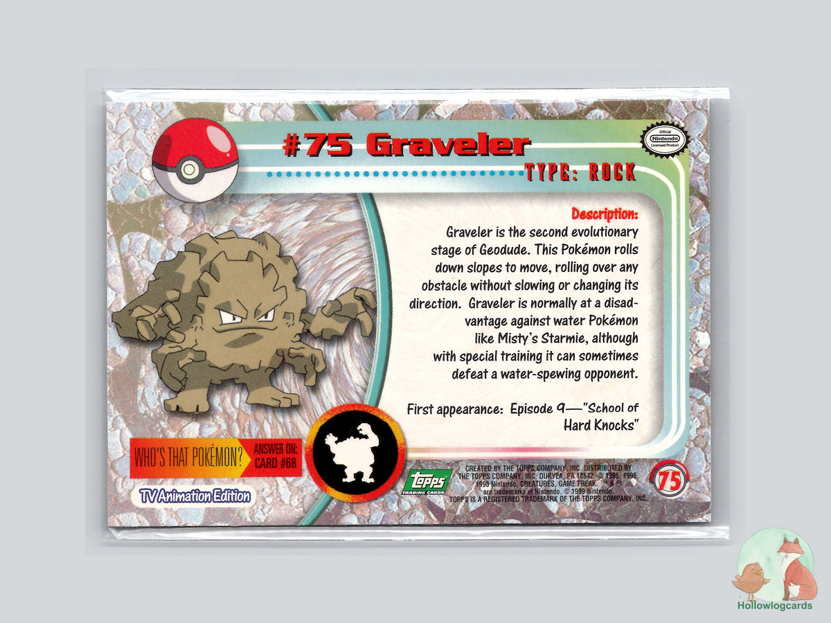Graveler (#75) - Topps Trading Cards Series 1