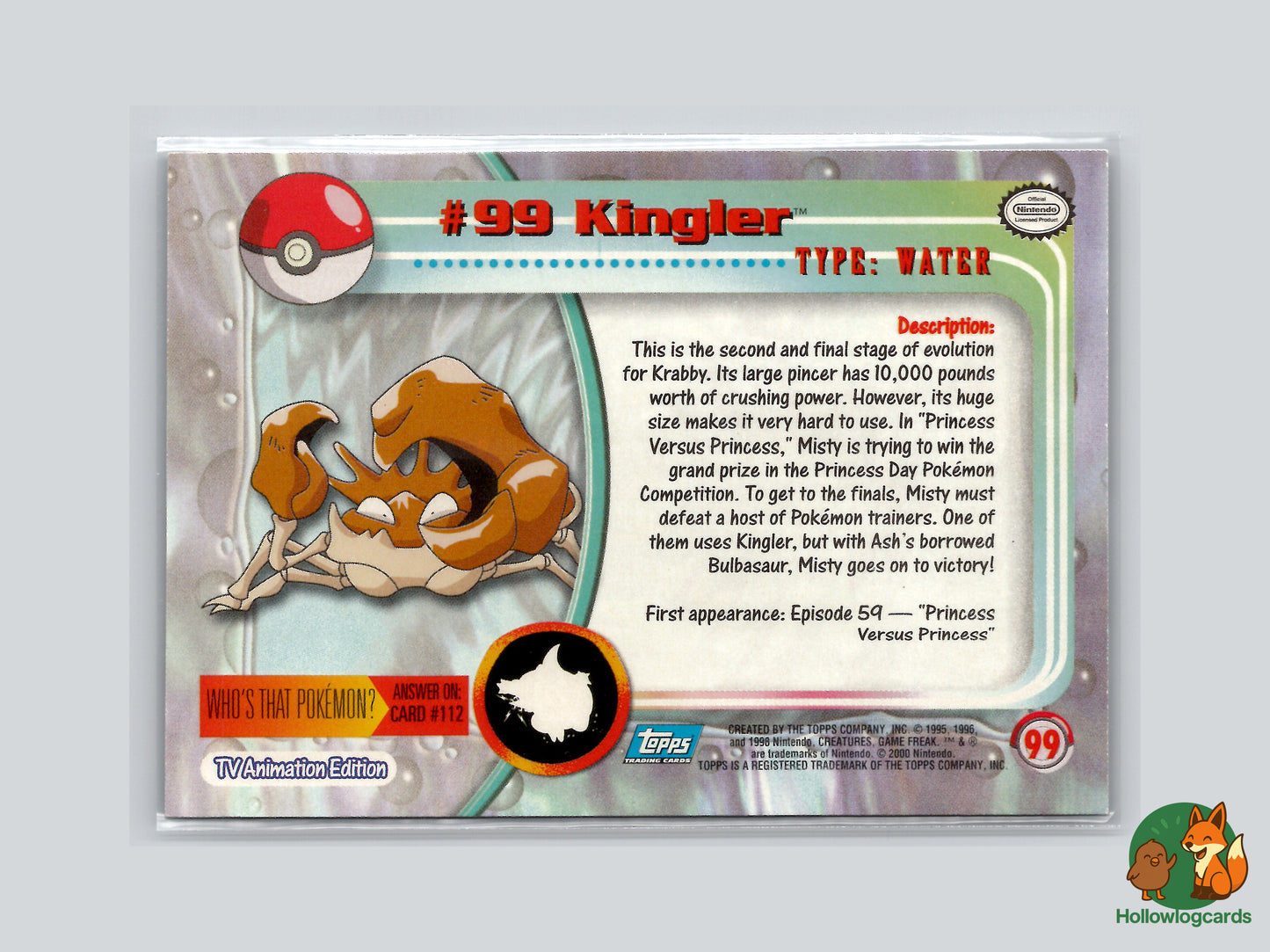 Kingler #099 - Topps