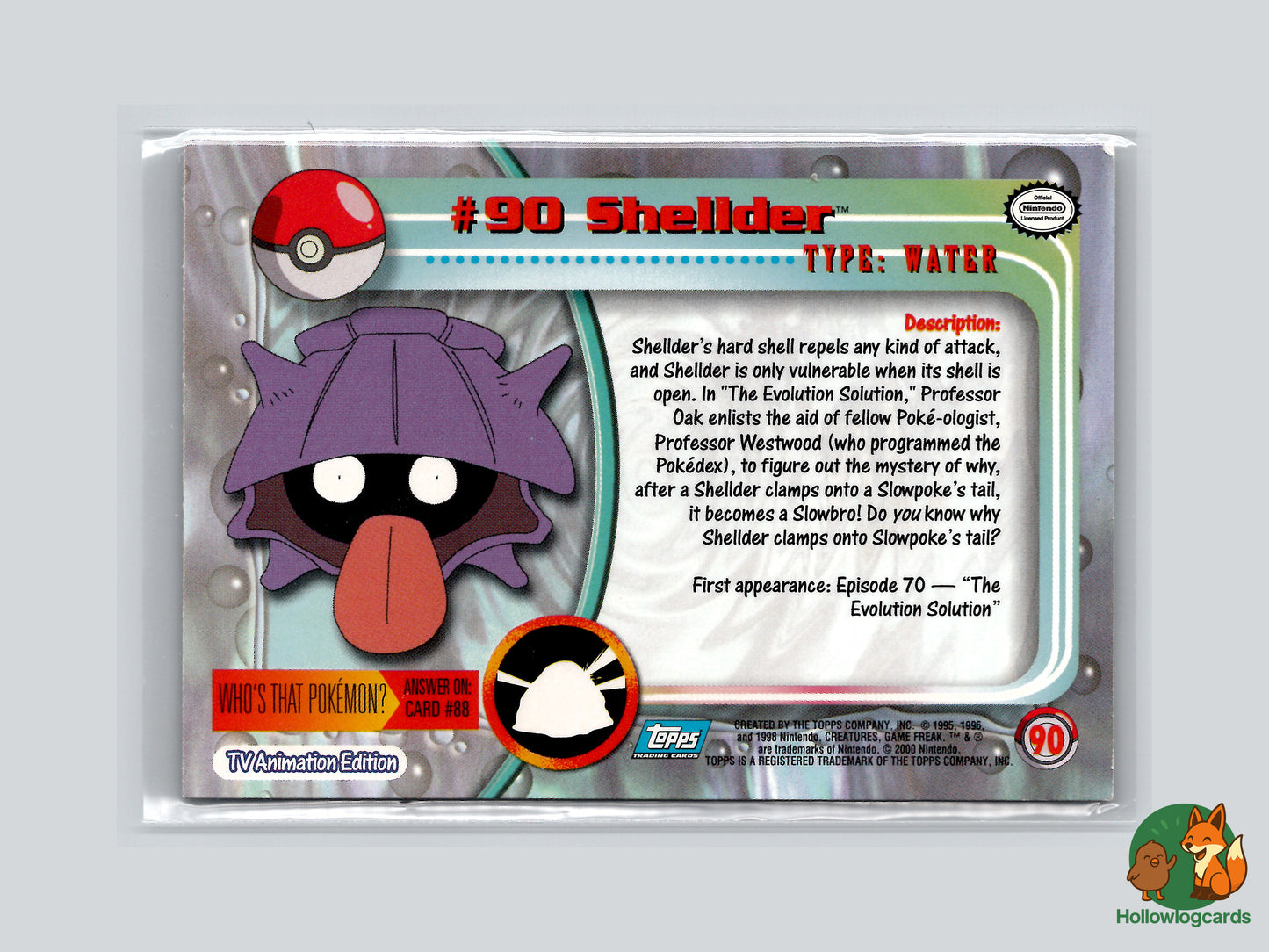 Shellder #090 - Topps