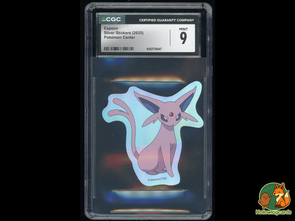 Graded Espeon - Pokemon Stickers - CGC 9