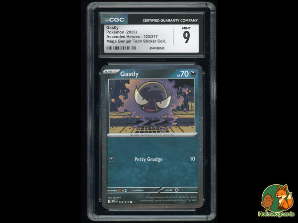Graded Gastly (123/217) Ascended Heroes - CGC 9