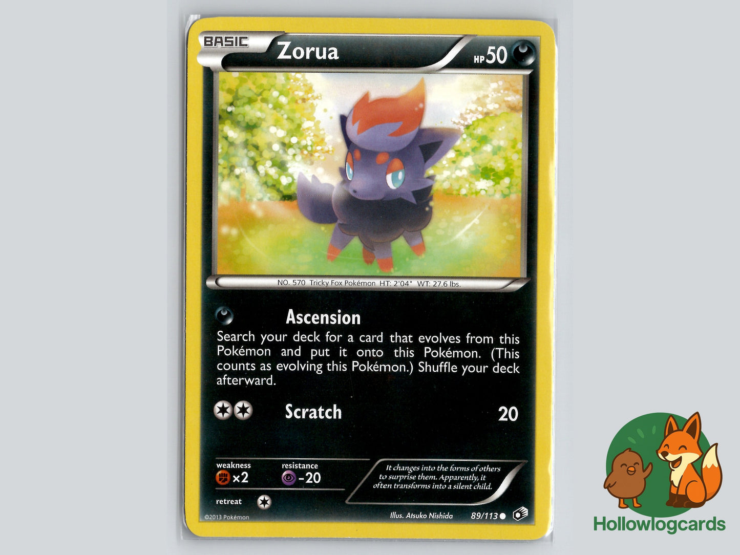Image of Zorua Legendary Treasures (LTR) #89