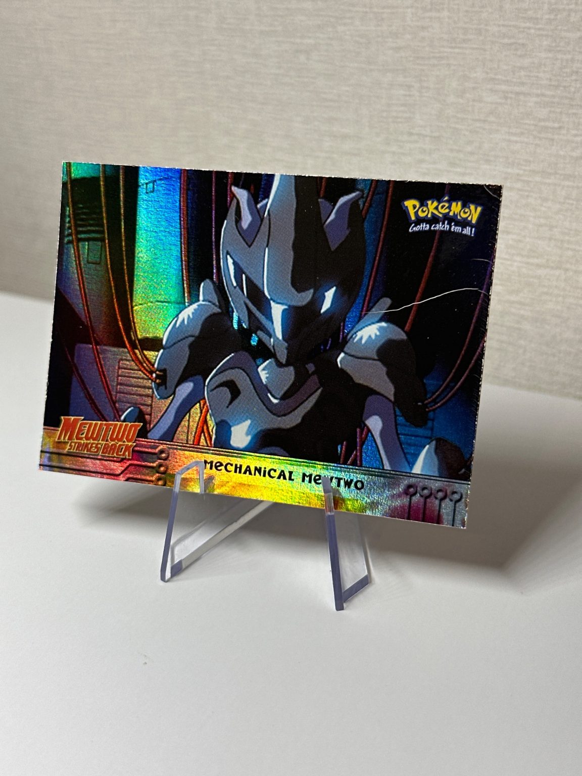 Mechanical Mewtwo - RAINBOW FOIL - Topps - Vintage