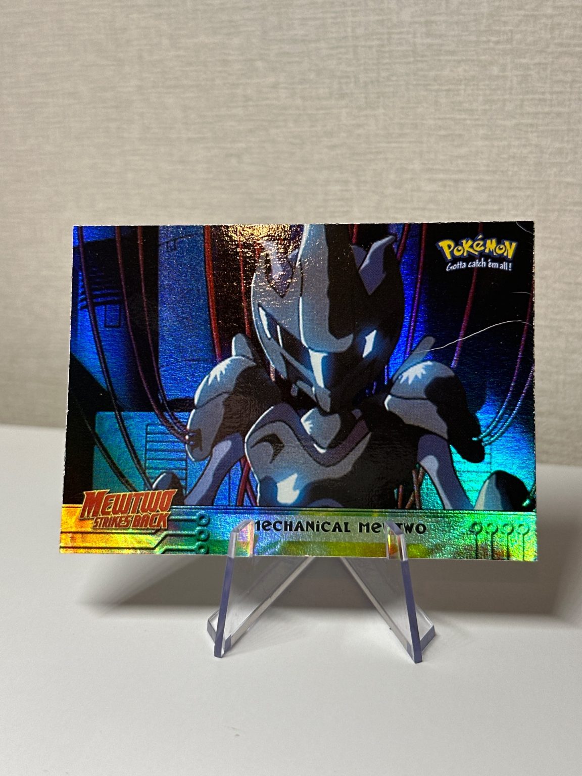 Mechanical Mewtwo - RAINBOW FOIL - Topps - Vintage