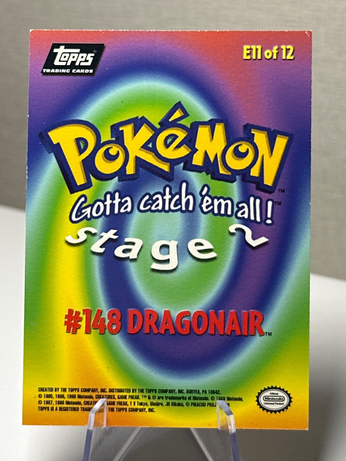 Dragonair Holo Foil - TOPPS Vintage