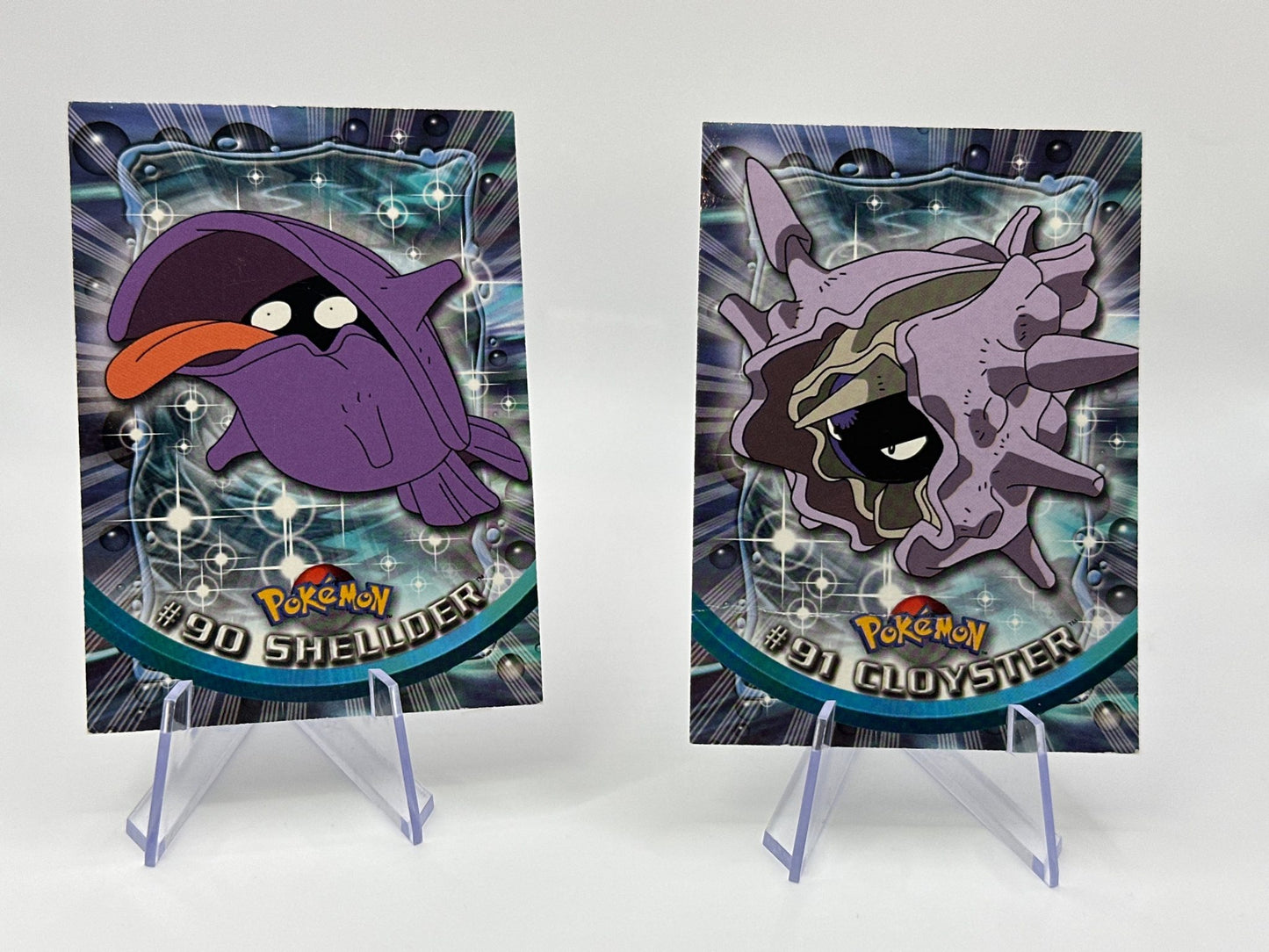 Shellder and Cloyster - TOPPS Vintage