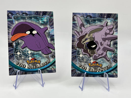 Shellder and Cloyster - TOPPS Vintage