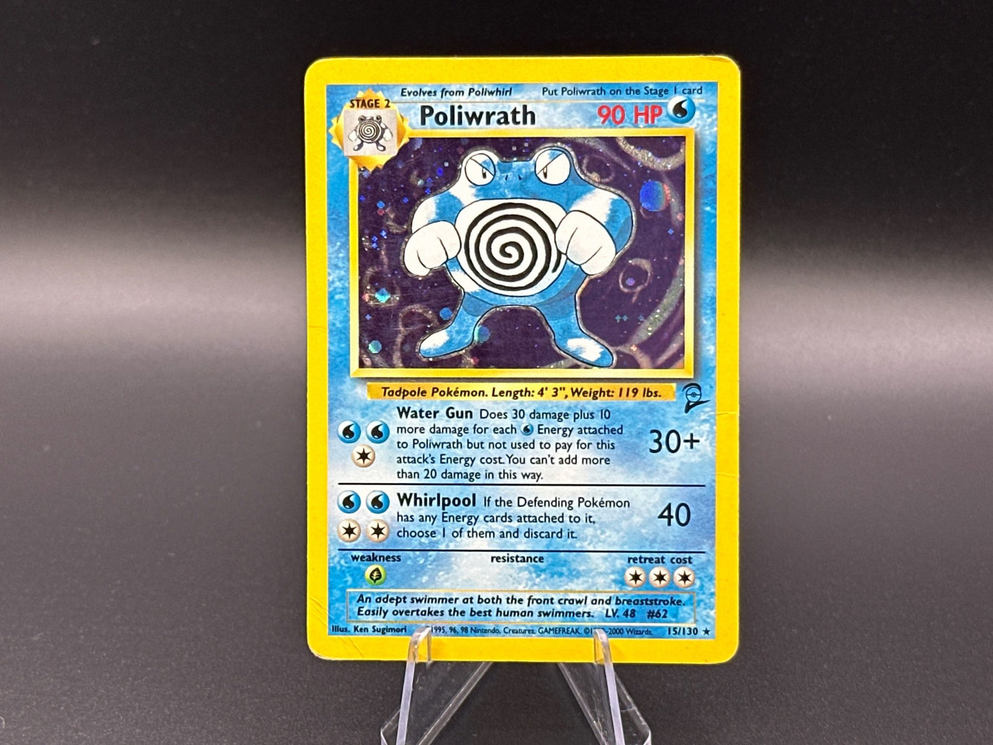 Poliwrath -HOLO Base set 2 - Vintage