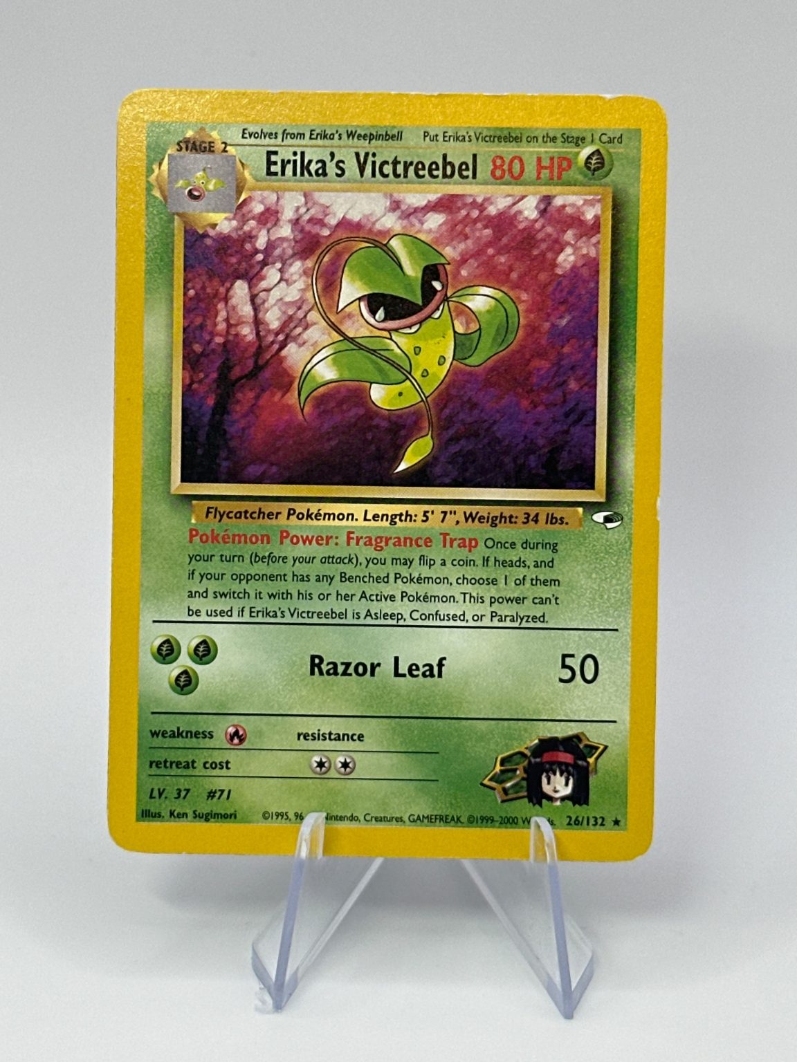Erika’s Victreebel - 26/132 Gym Hero’s rare - Vintage WOTC