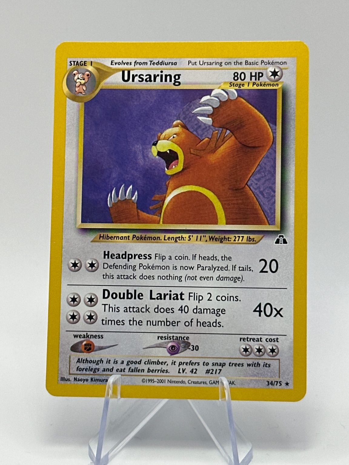 Ursaring - Neo Discovery - Vintage WOTC