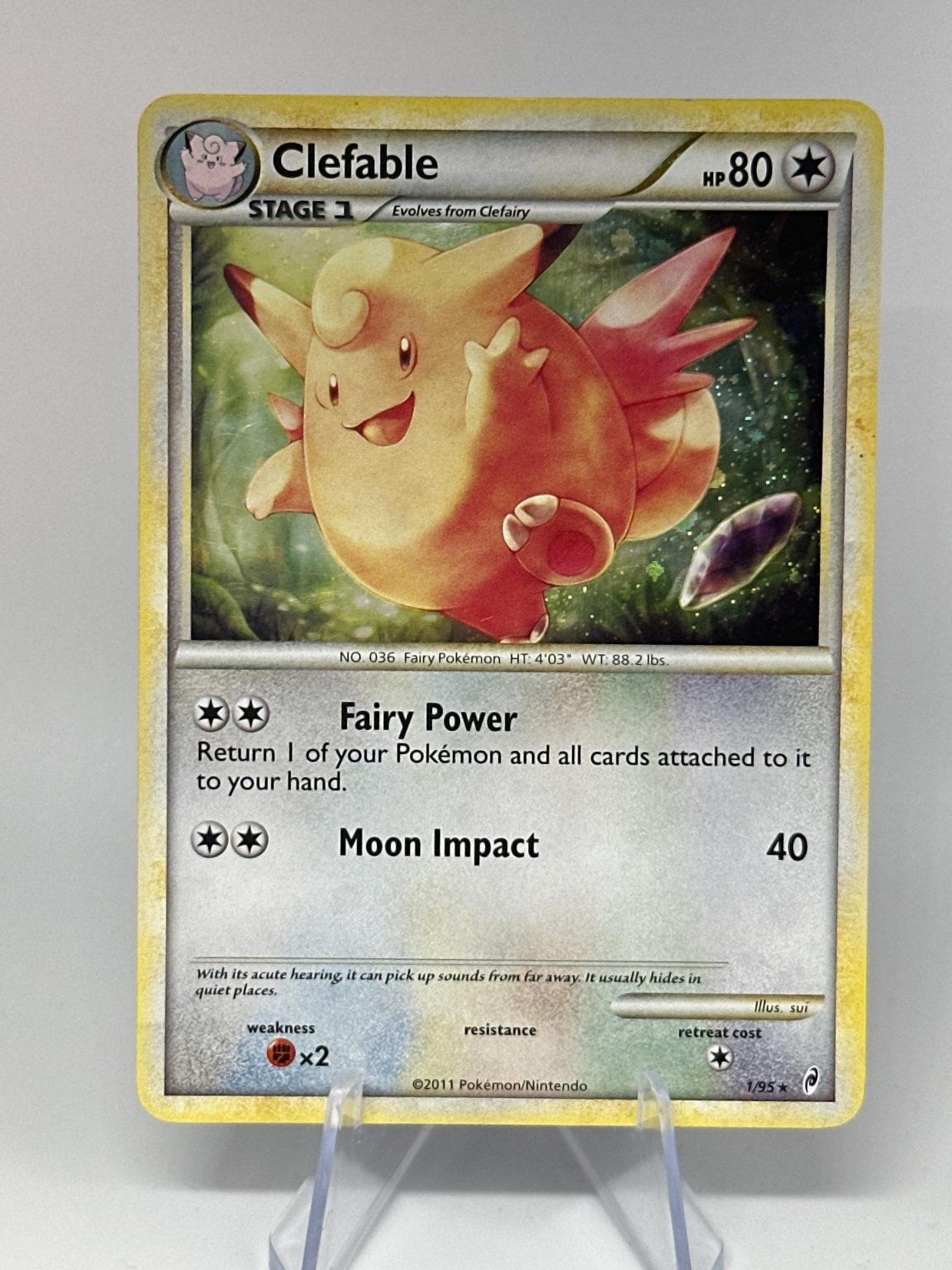 Clefable - Call of legends HOLO - Vintage