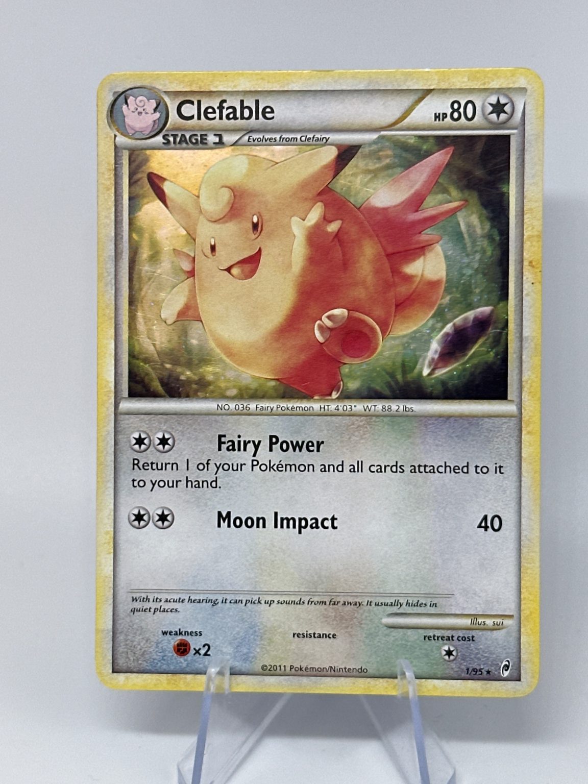 Clefable - Call of legends HOLO - Vintage