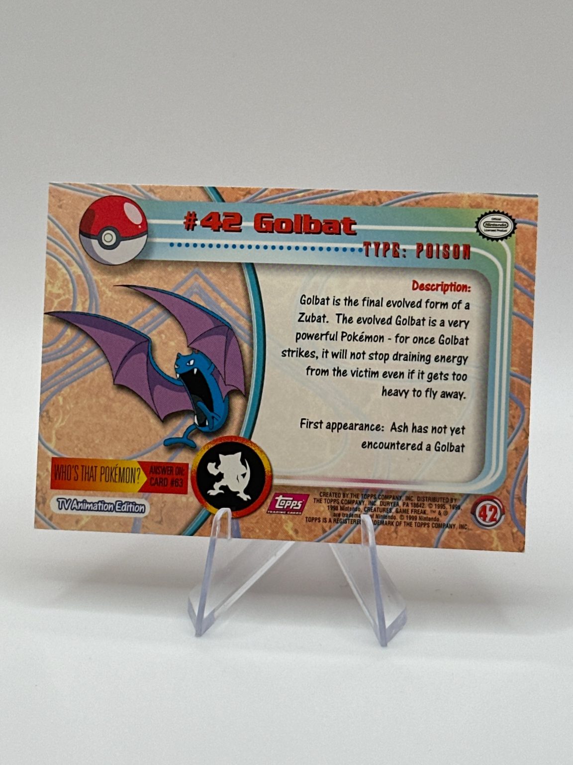 Golbat - Topps Pokemon