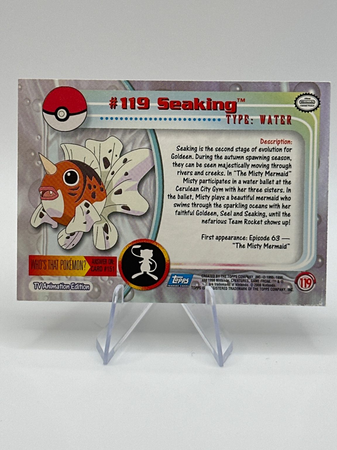 Seaking - Topps Pokemon