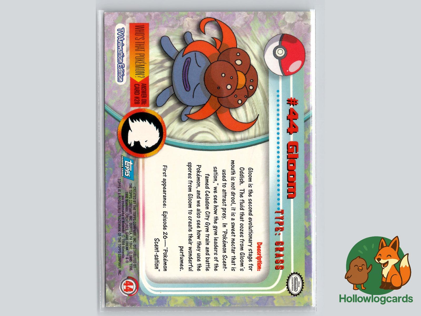 Gloom (#44) - Topps Trading Cards Series 1