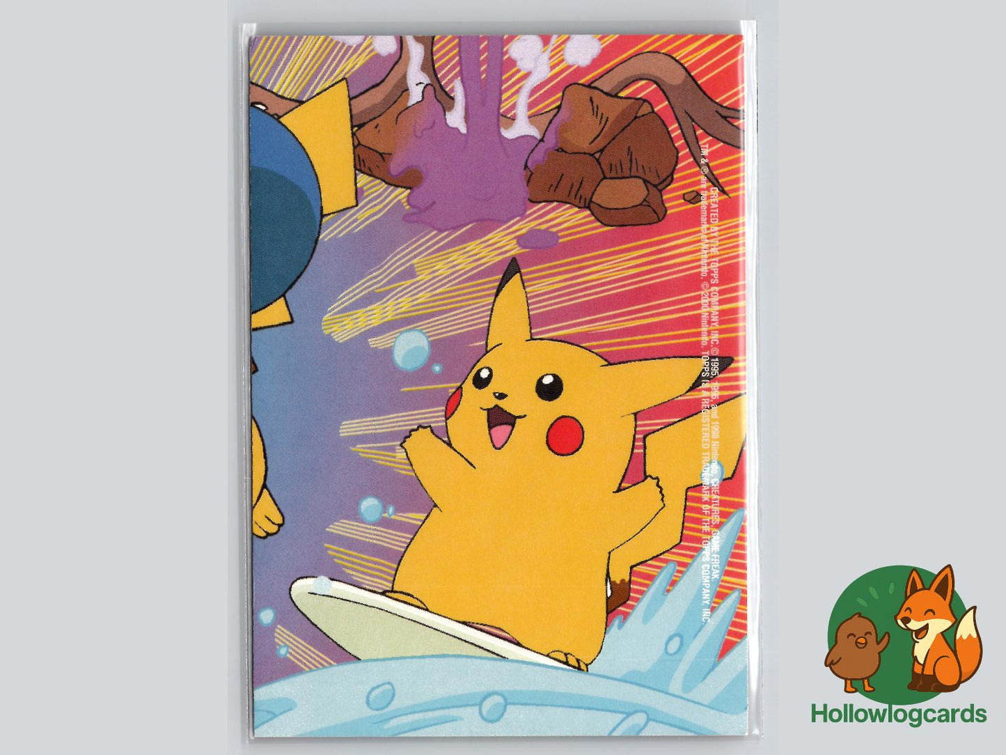 Ditto and Pikachu (#165) - Topps Trading Cards Series 2