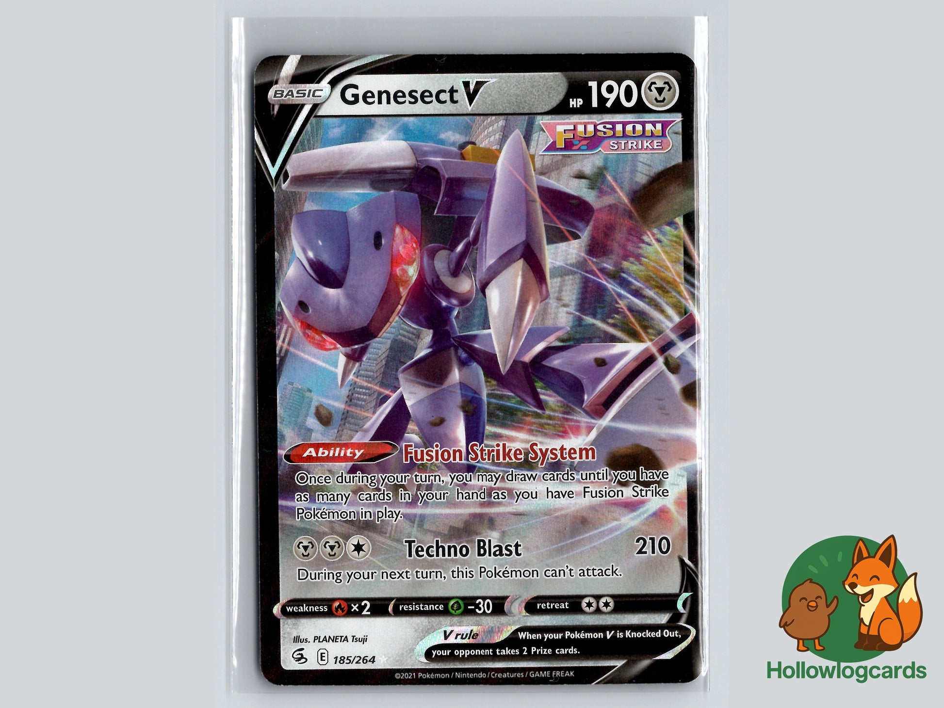 Image of Genesect V Fusion Strike (FST) #185